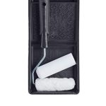 Harris 101092201 Essentials Mini Roller Set voor muren en plafonds met lade en frame, 10,2 cm emulsie & glanzende rolhoezen