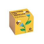 Beste bloemen voor bijen Laten we de bijen redden, kweekset voor honingbloemen, zaadbom voor bestuivers, kweek bloemen voor bijen thuis, origineel en educatief cadeau