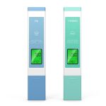 Forever Speed PH-tester voor zwembad, 4-in-1, pH-meter, elektronisch, pH/TDS/EC/temperatuur [emoji-herinnering] TDS meter EC-meter voor zwembaden, drinkwater, aquaria, spa