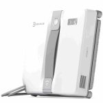 ECOVACS WINBOT Mini-raamreinigingsrobot, compact ontwerp, dubbele sproeiers met ultrasone verneveling, 9-traps beschermingssysteem, intelligente padplanning, 3 reinigingsmodi, antislipsysteem, grijs