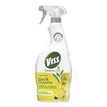 Viss Cleanboost Reinigingsspray voor badkamer en douche, anti-kalk, citrusreinigingsmiddel voor stralende glans, met 100% kalkoploskracht, natuurlijke oorsprong, 750 ml