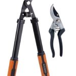BLACK+DECKER Takkenschaar - 2 stuks - takkenschaar 53,3 cm - snoeischaar 20,3 cm - zwart/oranje
