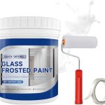 Miioto Glasverf, 500 g, badkamerverf, mat, geschikt voor badkamer, keuken, kantoor, geurarm, duurzaam, sneldrogend