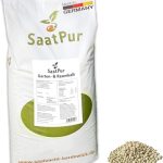 SaatPur Gazonkalk - 20 kg voor ca. 400 vierkante meter - Tuinkalk tegen mos en zure grond - Magnesiumkalk als gegranuleerde gazonkalkkorrels voor eenvoudig verspreiden, zelfs met een strooier