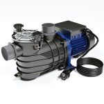 Wiltec zwembadpomp 180 W, poolpomp met een debiet van 10800 l/h, filterpomp voor zwembad met opvoerhoogte van 8 meter, circulatiepomp voor waterfilter in pools