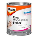 Alabastine - Xtra Voorstrijk Fixeer - 1 Liter - 10m2 - Vastzetten van poederende lagen zoals veegvast, witkalk, zanderige en gruizende ondergronden - Interieur/Exterieur