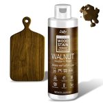 Watergebaseerde houtbeits - Walnoot | Houtglazuur voor binnen- & buitenmeubels, kasten, schappen, deuren, geurarm & onschadelijk, sneldrogend, meerdere klassieke tinten - 250ml / 8.5fl.oz
