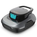 AIPER Zwembadrobot, draadloze zwembadstofzuiger met accu, 90 minuten reinigingstijd, automatische reiniging met zelfinparkeerfunctie, compacte en lichte zwembadreiniger, ideaal voor bovengrondse