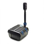 OASE 70233 Filtral UVC-zuiveraar 1500 - onderwaterfilter, vijverzuiveraar, waterspel, incl. 3 fonteinopzetstukken voor verschillende waterspelvariaties voor vijvers tot 1,5 m³, zwart
