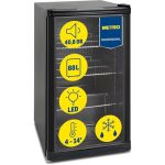 METRO Professional Drankenkoelkast GPC1088, 43 x 49 x 83 cm, 88 L, zwart
