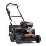 FUXTEC Benzine Verticuteermachine en Beluchter 3-in-1 FX-BV240 4-takt motor 4,1 kW rol met 18 messen en 24 veertanden Draaggreep en opvangbak van 45 L