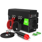 Green Cell Omvormer Spanning 12V naar 230V 300W/600W Zuivere Sinus Auto Stopcontact Mobiele Stroomvoorziening Laptop Oplader Camper