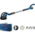 Bosch Professional langnekschuurmachine GTR 55-225 (550 watt, schuurplateau-Ø 215 mm, incl. 1x schuurblad M480, 1x schuurplateauset zacht, 3x kabelclip, in opbergkoffer)