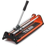 TILER 350 mm Tegelsnijder Handmatig, Professionele Machine met Wolfraamcarbide Snijwiel, Precieze Tegelsnijder voor Keramiek & Porselein, DIY & Vakmensen
