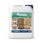 Roxil Houtbescherming Vloeistof Helder 5 Liter – Hout Impregneermiddel Buiten, Waterafstotende Houtsealer voor Vlonder, Schutting, Tuinhuis en Tuinmeubelen