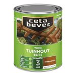Cetabever - Tuinbeits Tuinhout Transparant - Donker Eiken - 750 Ml