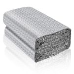 Isolatiefolie, dubbelzijdige aluminiumfolie, isolatie, dakisolatie, reflecterende isolatiefolie, geschikt voor warmte-isolatie, warmtebehoud, warmtebeschermingsfolie (3 m x 60 cm)
