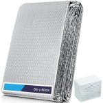 Radiator-reflectorfolie voor thuis, 5 m x 60 cm, 3 mm dikke warmtereflecterende isolatiefolie met kleefpad, luchtbellenfolie voor radiatoren