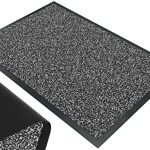 vounot Deurmat, entreemat, voor binnen en buiten, antislip, stofdicht, ingangsmat, waterdicht, wasbaar, 40 x 60 cm, antraciet