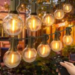 Dimbaar Lichtsnoer Buiten met Afstandsbedieningen, 30M Led Lichtsnoeren voor buiten, Outdoor Lichtketting voor Tuin, Werf, Bruiloft, Kerst, Achtertuin, Terras, Feest, Patio