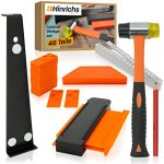 Beste laminaat Hinrichs laminaat legset - 46-delige complete set - Laminaat vloer legset - parket, vinyl vloeren, laminaat vloeren - laminaat gereedschap vinyl leggen - vloerleg accessoires - laminaat legkit